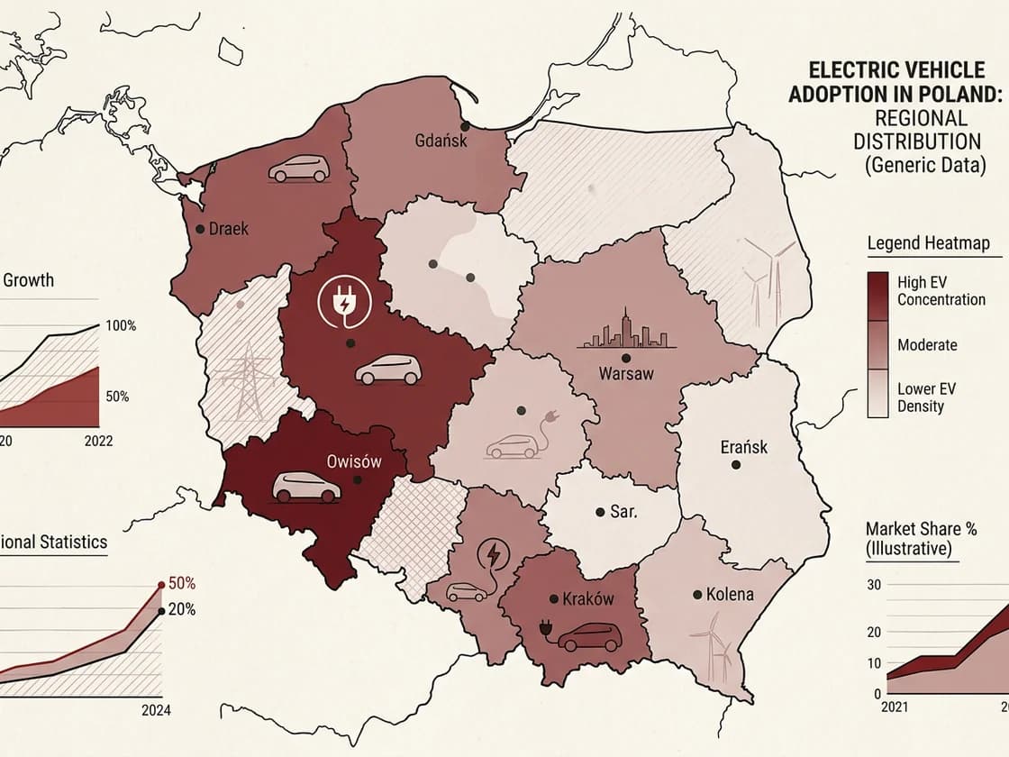 Mapa elektryfikacji Polski — które województwa przodują i dlaczego?
